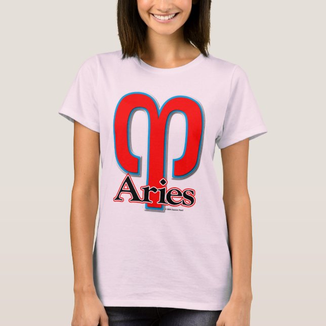 Camisa simple F/B del aries (Anverso)
