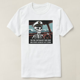Camisa Skeleton Caption. Camisa de Halloween del C