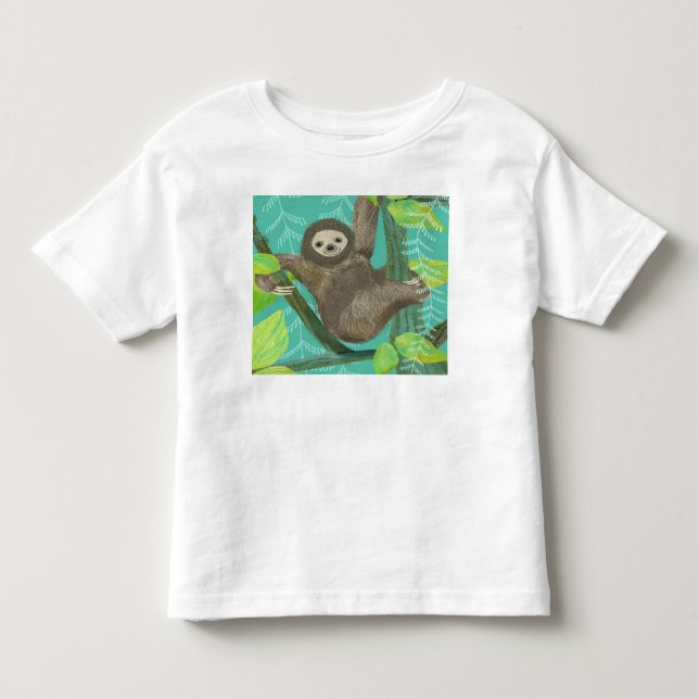 Camisa Sloth Tee para niños (Anverso)
