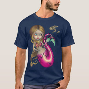 Camisa sorprendida de la sirena