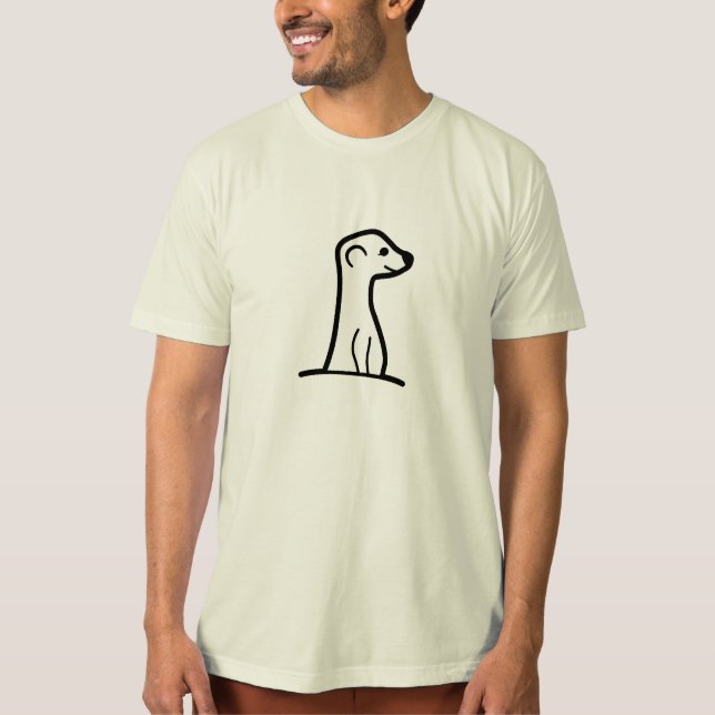 Camisa Standard MeerKat sobre camisas orgánicas (Anverso)
