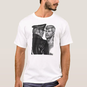 Camisa sub del dibujo de los Dom del papá de cuero