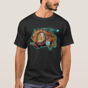 Camisa submarina del steampunk del rape