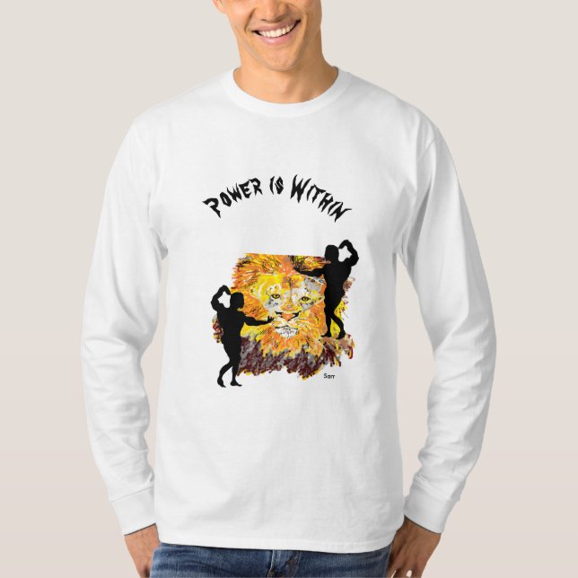 Camisa sudorosa: Poder dentro (Anverso)