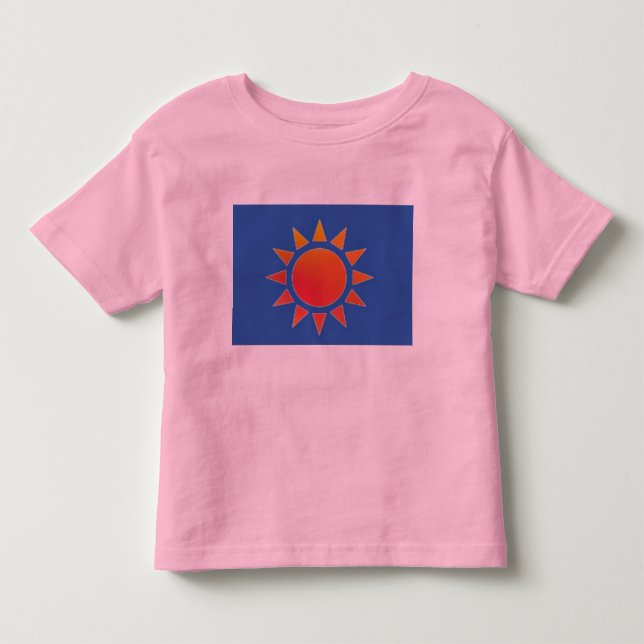 Camisa Sun Naranja roja (Anverso)