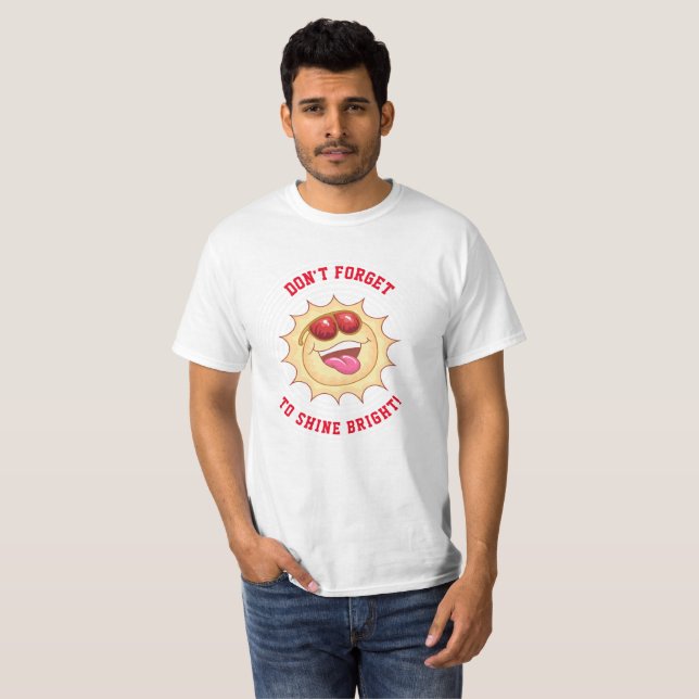 Camisa Sun Sonriente Brillante (Anverso completo)