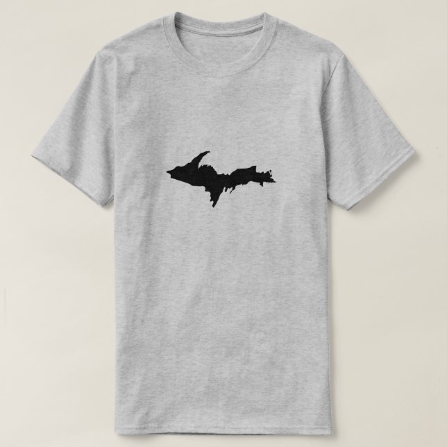 Camisa superior negra del logotipo de la península (Diseño del anverso)