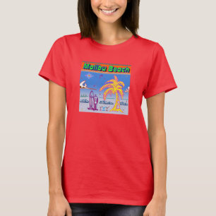 Camisa surfista "Malibu Beach"