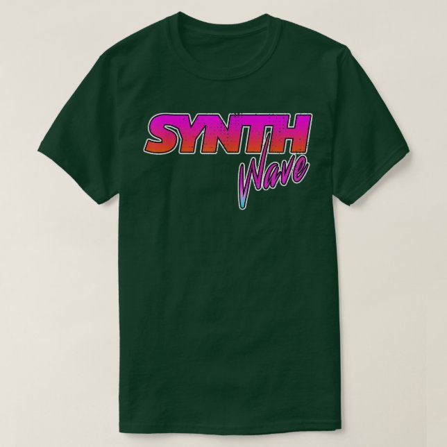 Camisa Synthwave para música Synthwave Edm 80 s 29 (Diseño del anverso)