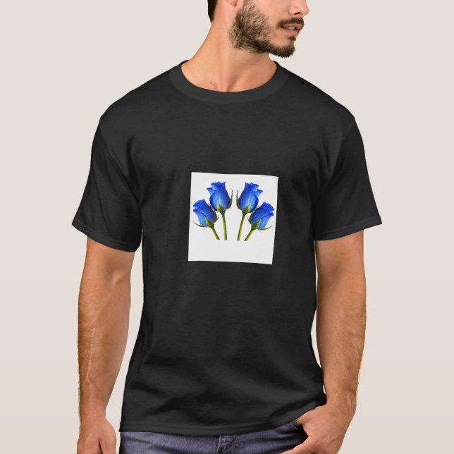 CAMISA T DE DISEÑO DE FLORES (Anverso)