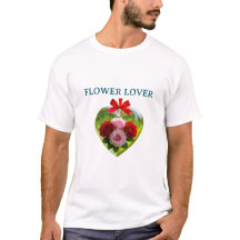 CAMISA T DE DISEÑO DE FLORES