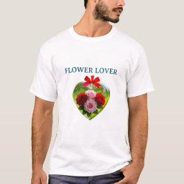 CAMISA T DE DISEÑO DE FLORES