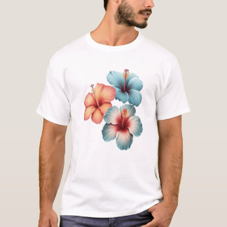 CAMISA T DE DISEÑO DE FLORES