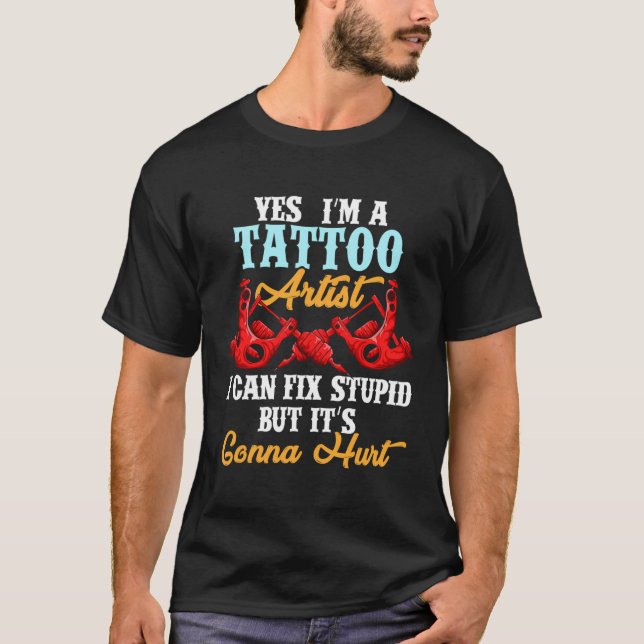 Camisa Tatuta Para Un Enamorado Artista De Tintes  (Anverso)
