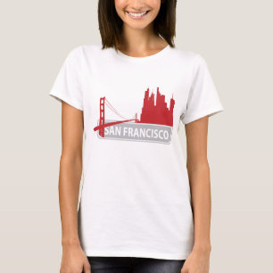 Camisa Tee del puente Golden Gate de San Francisco
