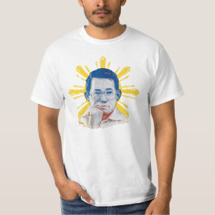 Camisa temática de Ninoy de la bandera filipina