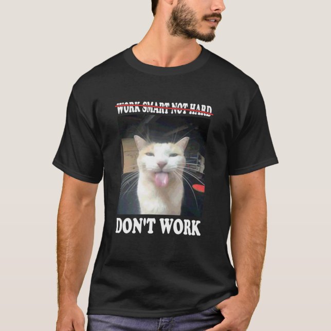 Camisa tonta con gato no funciona (Anverso)