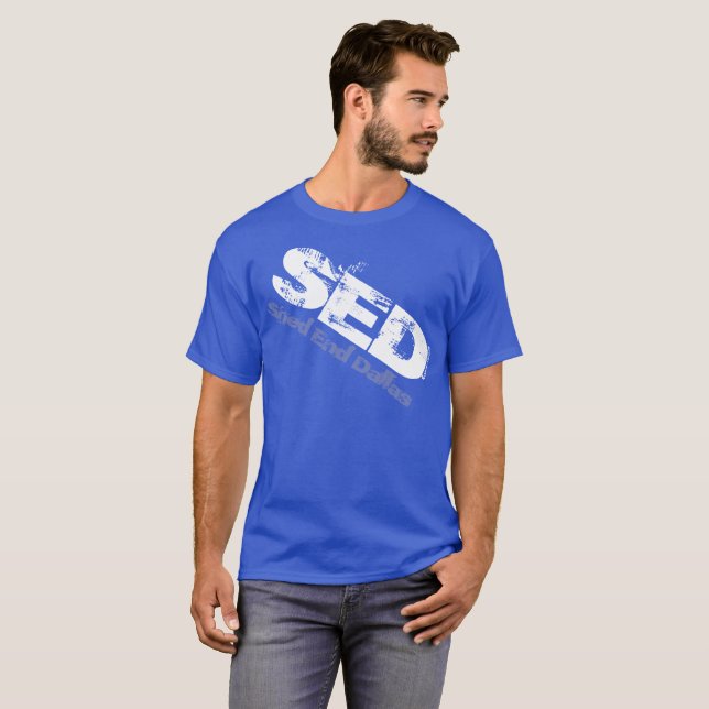 Camisa torcida gráfico del SED (Anverso completo)