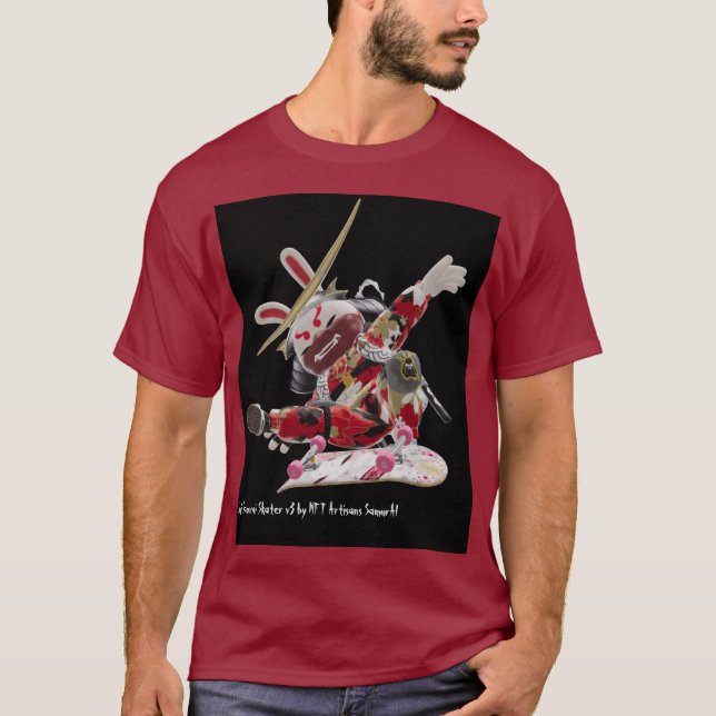 Camisa Tri-Blend Suji Samurai Skater v3 (Anverso)