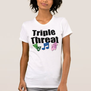 Camisa triple de la luz de la amenaza