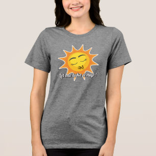 Camisa triple mezcla : Tome una siesta (gris)