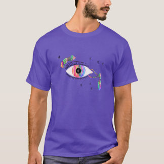 Camisa Trippy de la anatomía del ojo del arte de