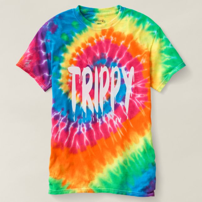 Camisa Trippy del teñido anudado (Diseño del anverso)