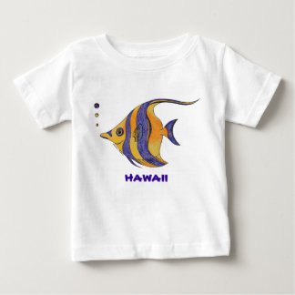 Camisa tropical de los pescados de Hawaii
