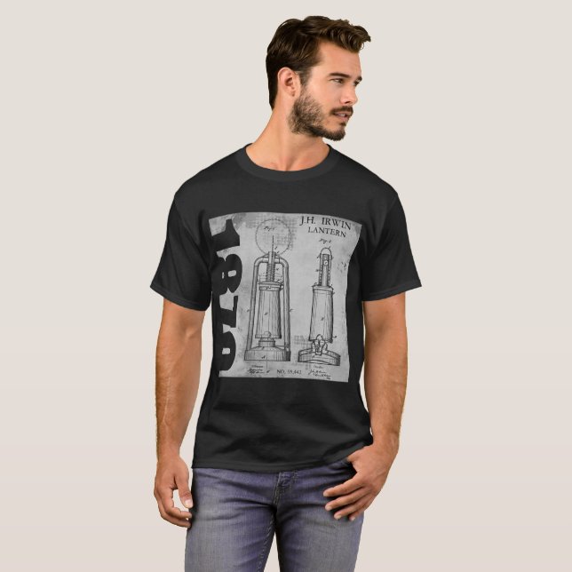 Camisa tubular de la linterna de la patente 1870 (Anverso completo)