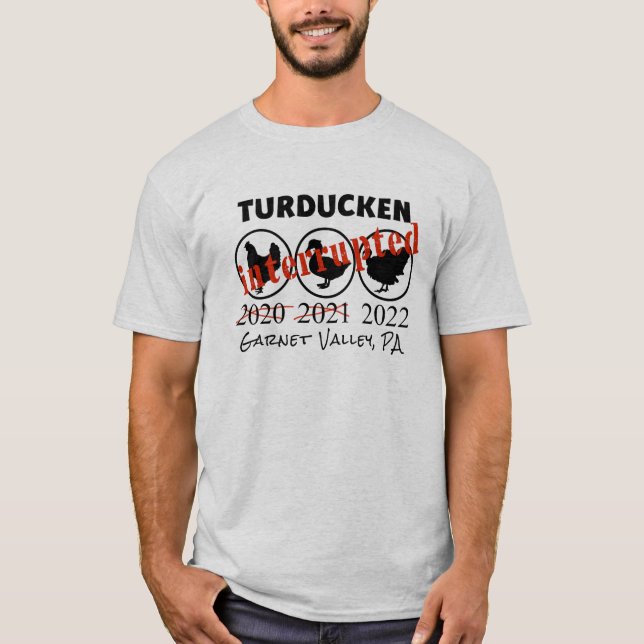 Camisa Turducken masculina (Anverso)