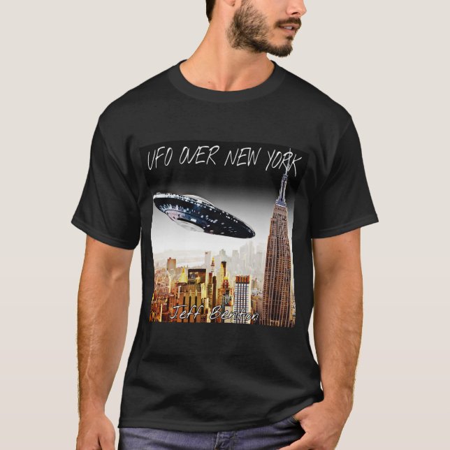 CAMISA UFO SOBRE NEW YORK FAN (Anverso)