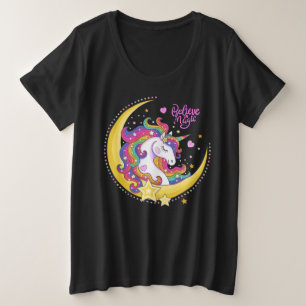 Camisa Unicorn Magic Plus Size