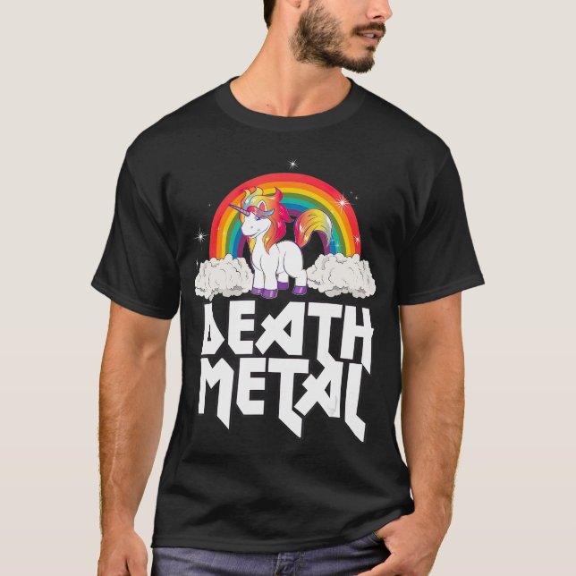 Camisa Unicornio Metalizado de Muerte (Anverso)