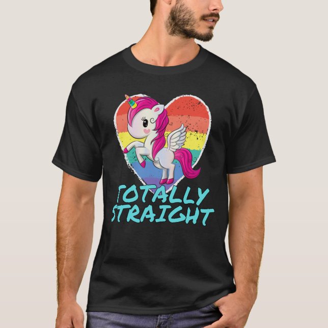 Camisa Unicornio totalmente recta - Diseño diverti (Anverso)