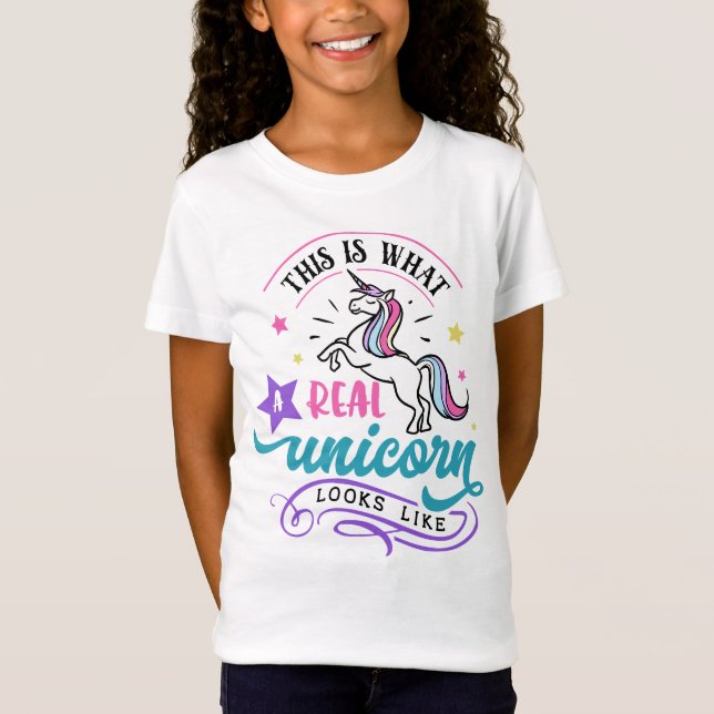Camisa unicornio, unicornio real (Anverso)