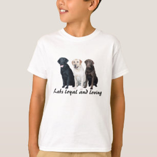 Camisa unisex de la juventud del labrador