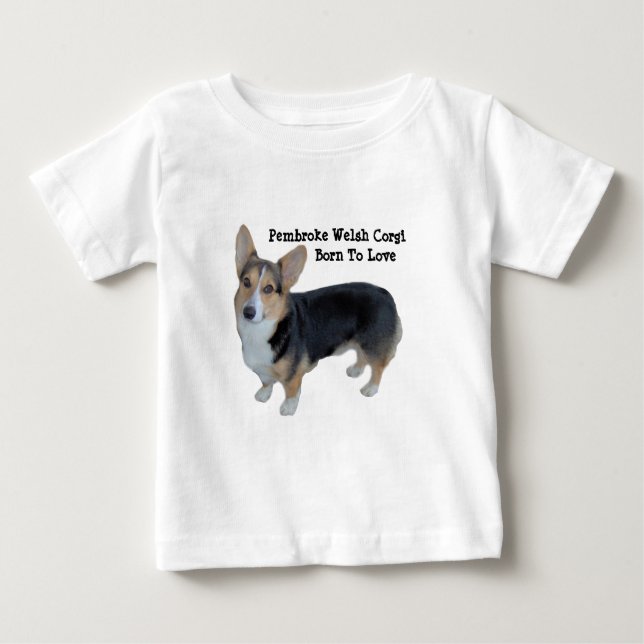 Camisa unisex del niño conmovedor del Corgi Galés (Anverso)