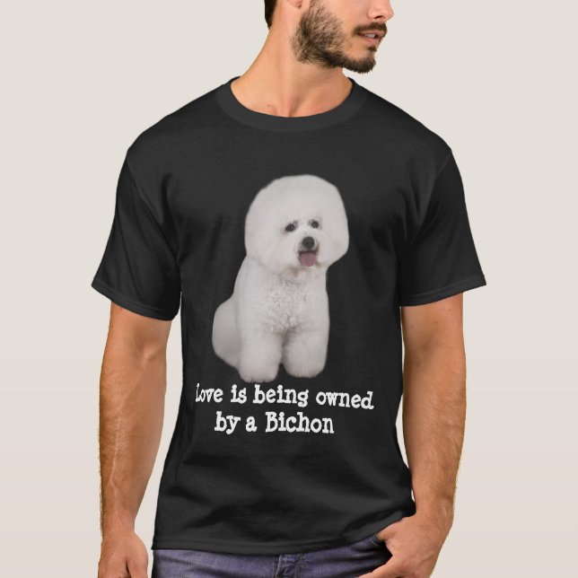 Camisa unisex preciosa de Bichon Frise (Anverso)