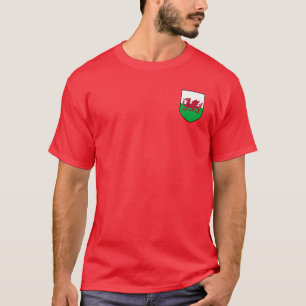 Camisa V1 del escudo de armas de País de Gales