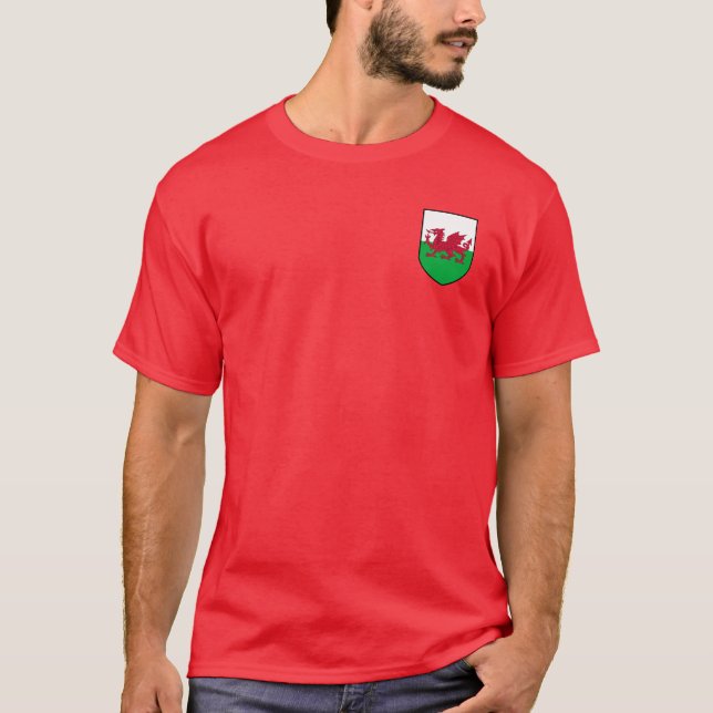 Camisa V1 del escudo de armas de País de Gales (Anverso)