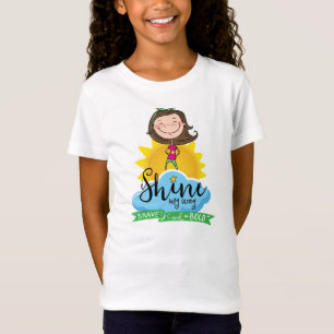 Camisa valiente e intrépida de los chicas