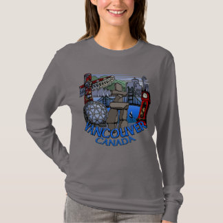 Camisa Vancouver Souvenir femenina Plus Size