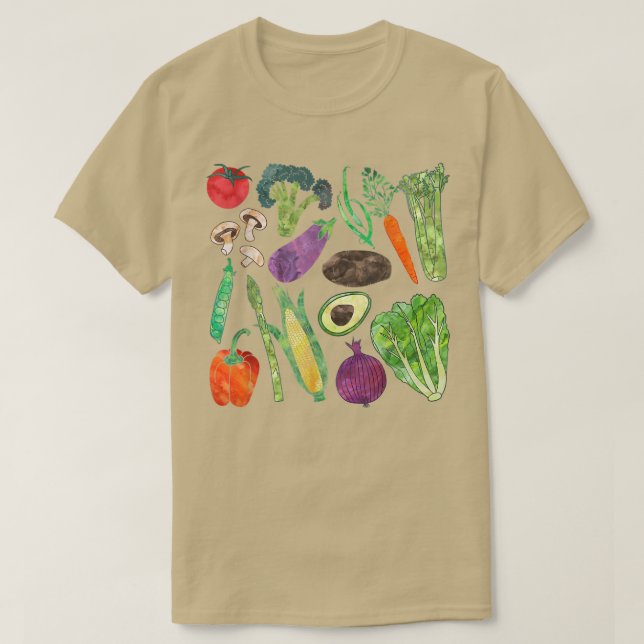 Camisa vegetariana (Diseño del anverso)