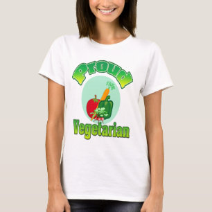 Camisa vegetariana orgullosa