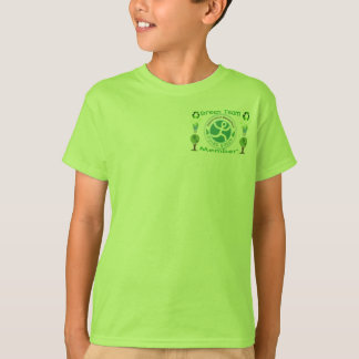 camisa verde del equipo