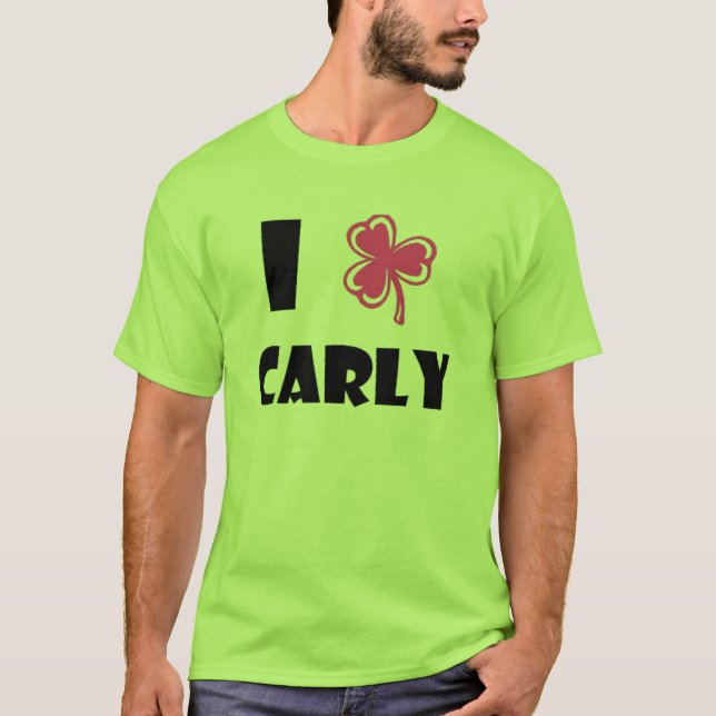 Camisa verde del trébol de Carly (Anverso)