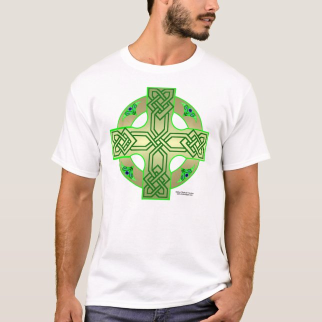 Camisa verde irlandesa del nudo (Anverso)