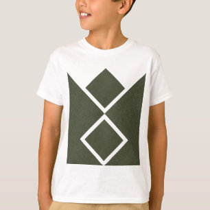 Camisa Verde Musgo Corona Geométrica