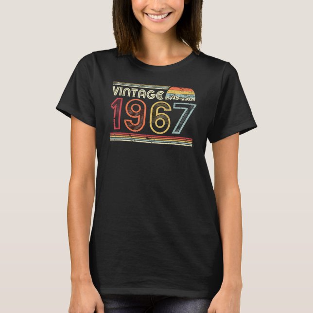 Camisa Vintage de 1967, Tee Regalo de Cumpleaños.  (Anverso)
