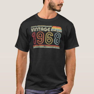 Camisa Vintage de 1968, Tee Regalo de Cumpleaños. 